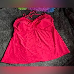 Catalina Hot Pink Swim Top Size 3x